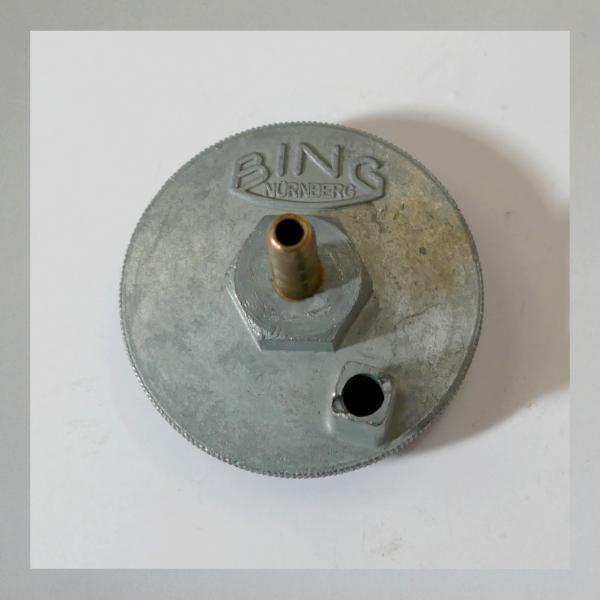 (32-600) Schwimmerkammer-Deckel für Bing Motorrad-Vergaser---neu---