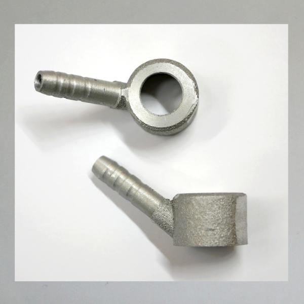 (34-100) Schlauchanschluss/ Schwenkanschluss (8mm mit Winkel) für Bing Motorradvergaser BMW R25/3, R26, R27---Nachbau---