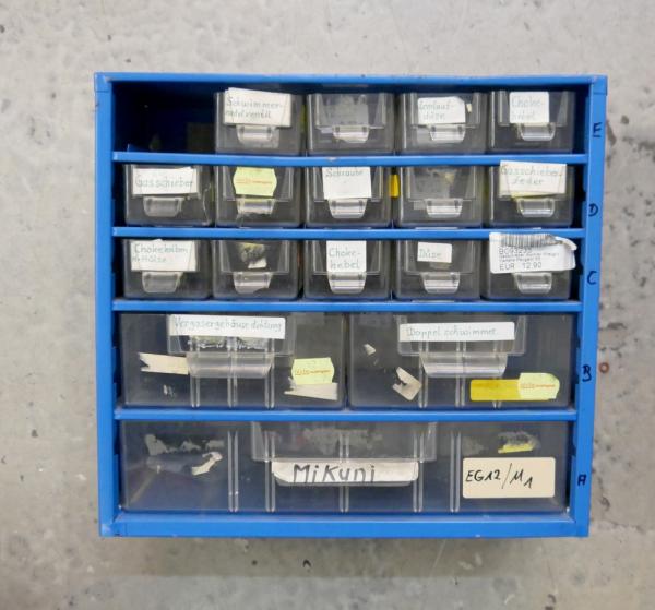 Sortimentskasten 6, Schubladenmagazin