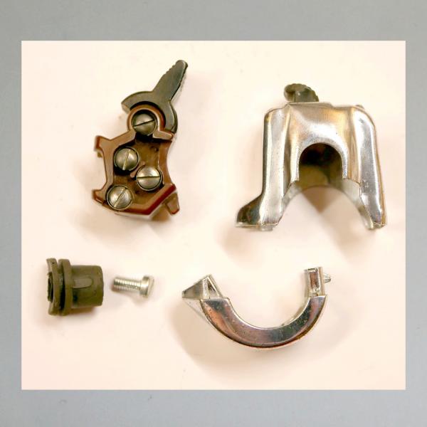 Hella Abblendschalter Typ 41/235 mit Hupenknopf, 50er bis 60er Jahre---Neuwertig--- für Lenker mit Blechabdeckung