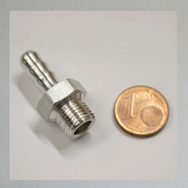 Gewinde-Schlauchtülle M10x1 (Tülle 6,5mm für Schlauch 5-6mm innen)
