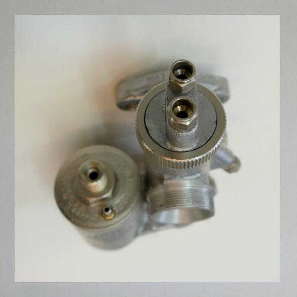 Amal Vergaser Zündapp K 800, Typ M 74/431P (St28x1)-Flanschvergaser aus Alu, alte Ausführung (K800)