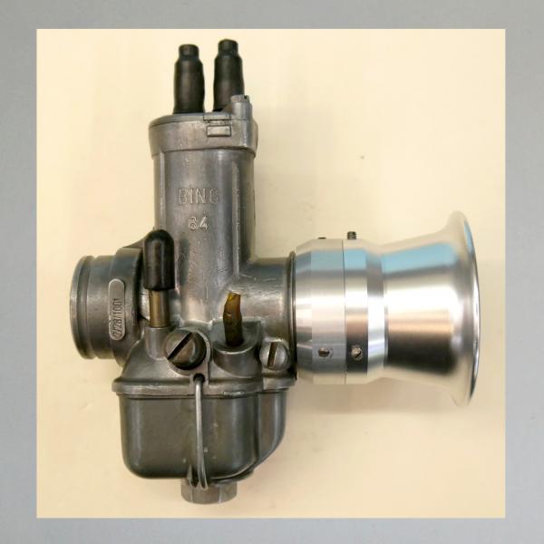 Sporttrichter/ Ansaugtrichter 45er Steckanschluss mit Klemmung---strömungsgünstige Variante---