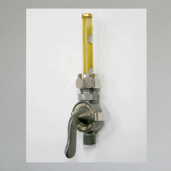 Benzinhahn AW-Frankfurter Modell. Tankseitig M16x1---mit Reserve, mit Gewindeabgang M12x1,5