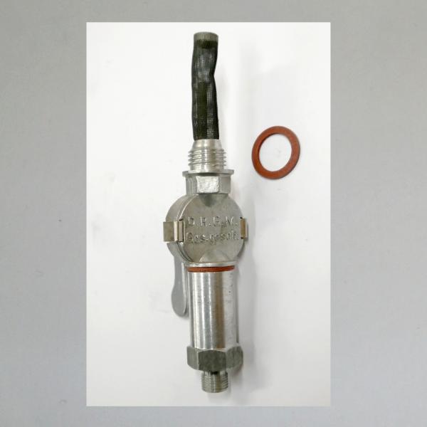Benzinhahn AW für Sachs 98, Gewinde M 14x1,5, normale Gewindelänge---Orig. NEU---
