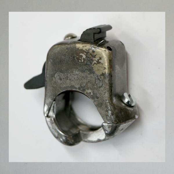 Hella Abblendschalter Typ 41/23 mit Hupenknopf, 50er bis 60er Jahre---Viel Patina-einwandfreie Technik---