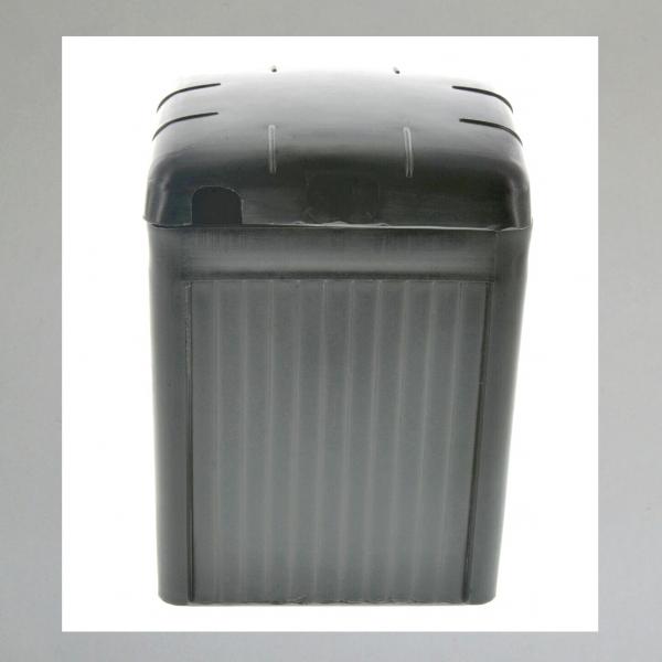 Batteriegehäuse leer, schwarzes Kunststoffgehäuse mit Deckel, grosse Ausführung (14-16AH)
