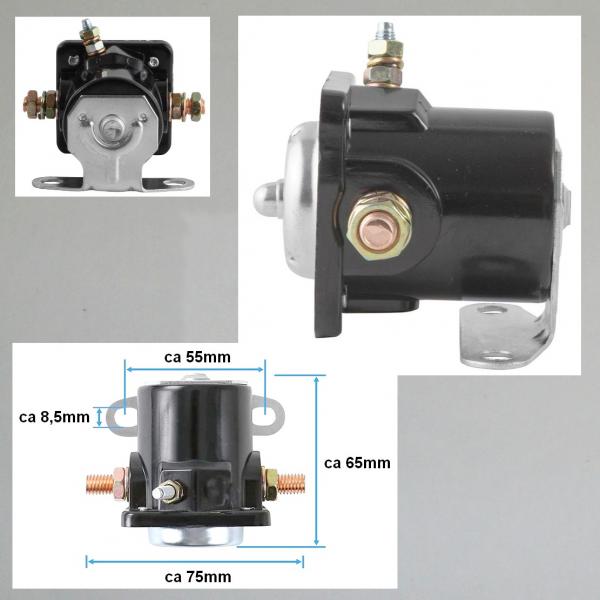 Startrelais 6 Volt für Anlasser. Zur Entlastung des Zündschlosses