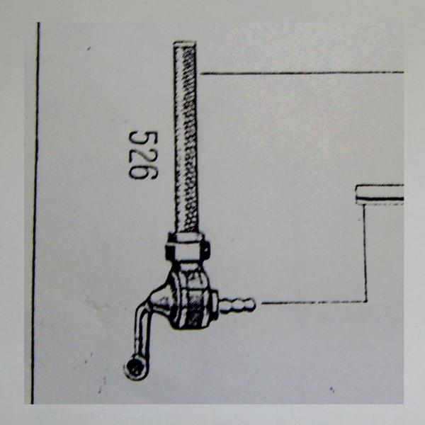 Benzinhahn für Zündapp Bella 150 Kickstartermodell
