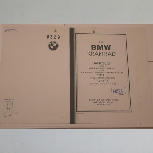 BMW - Handbuch R 11 und R 16, Kopie