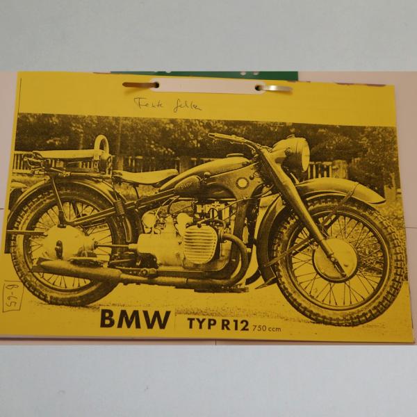 BMW - Handbuch R12, nur Bildtafeln, Kopie
