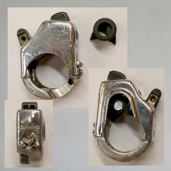 Bosch Abblendschalter Typ SH/NKD1/2 mit Hupenknopf, 50er bis 60er Jahre---Gut erhaltener originaler Schalter---