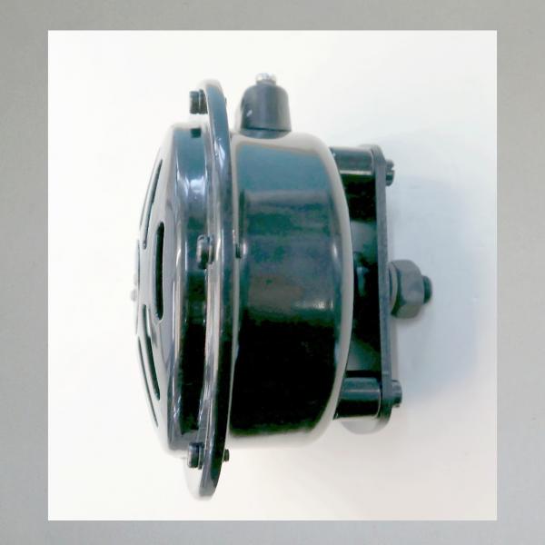 BOSCH Hupe/ Horn für Vorkriegs-Motorräder, 6 Volt Gleichstrom---Nachbau---Anschlüsse zur Seite