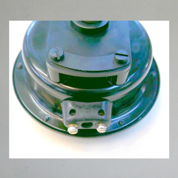 BOSCH Hupe/ Horn für Vorkriegs-Motorräder, 6 Volt Gleichstrom---Nachbau---Anschlüsse zur Seite