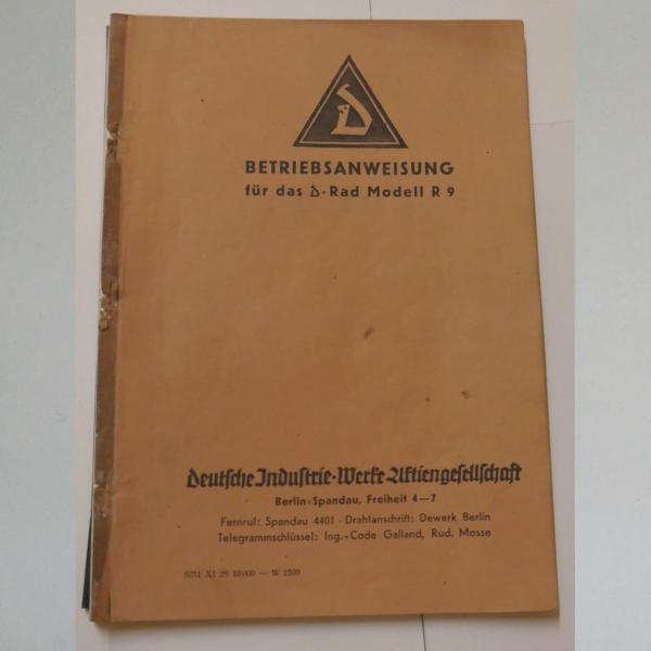 D-Rad - Betriebsanweisung für R 9, Kopie