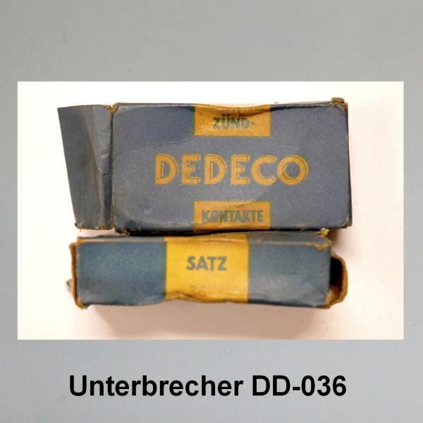 Unterbecher/ Zündkontakte/ Zündunterbrecher: Typ "Doduco 036"---Orig. NEU---