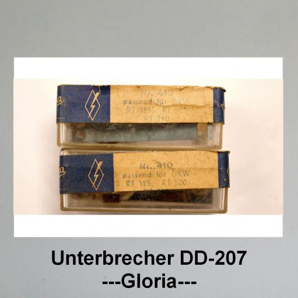 Unterbecher/ Zündkontakte/ Zündunterbrecher: Typ "Doduco 207"---Orig. NEU---von Gloria