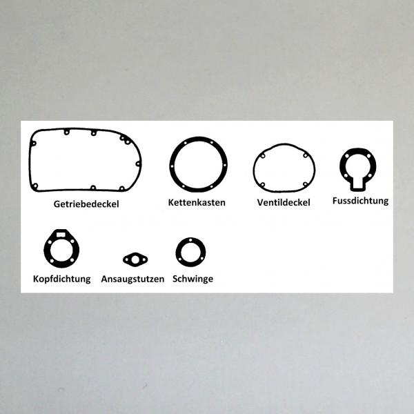 Dichtungssatz/ Motordichtungen/ Motordichtsatz für Heinkel Roller Tourist 150, 175