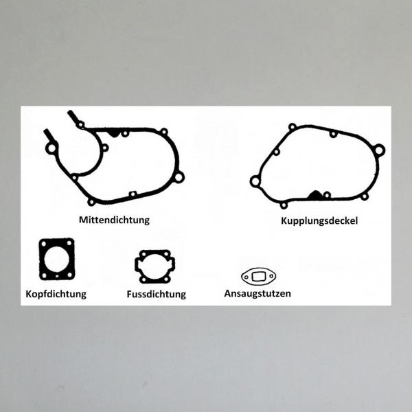 Dichtungssatz/ Motordichtungen/ Motordichtsatz für NSU Quickly