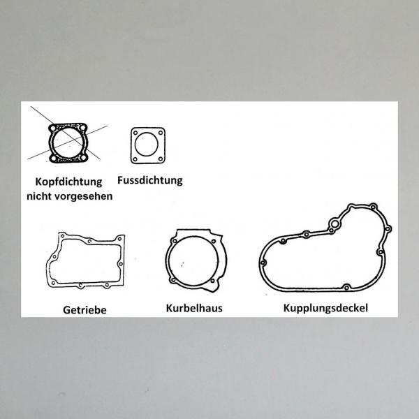 Dichtungssatz/ Motordichtungen/ Motordichtsatz für Triumph B 204, B 204 F, B254 F