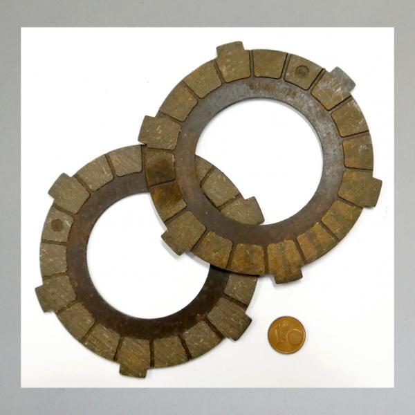 Kupplungsscheibe für DKW + Zweirad Union Hummel, Motoren 801 usw, Reibscheibe (Voll-Bakelit)---Original NEU von Diring!---