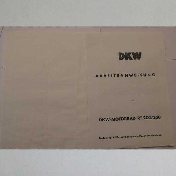 DKW - Arbeitsanweisung für RT 200/250, Kopie