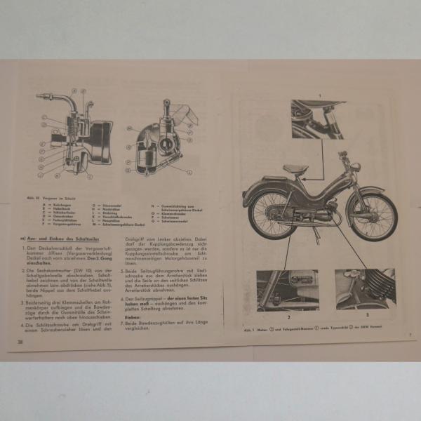 DKW - Werkstatthandbuch Hummel, Kopie