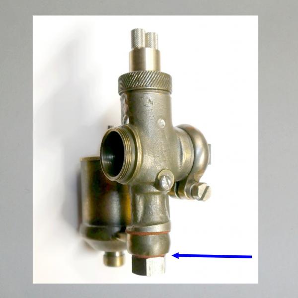 Dichtung für Zentralmutter für Amac PJ Vergaser, Variante "Flachdichtend"