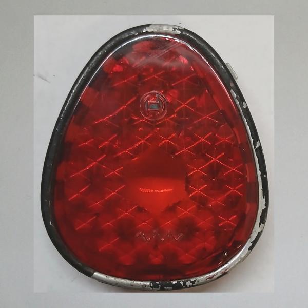 Rücklichtglas für Bosch Motorradrücklicht mit Rahmen, gebraucht