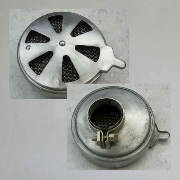 Luftfilter mit Luftklappe, Anschluss: 40mm, Durchmesser 112mmAnschluss aussermittig, original.