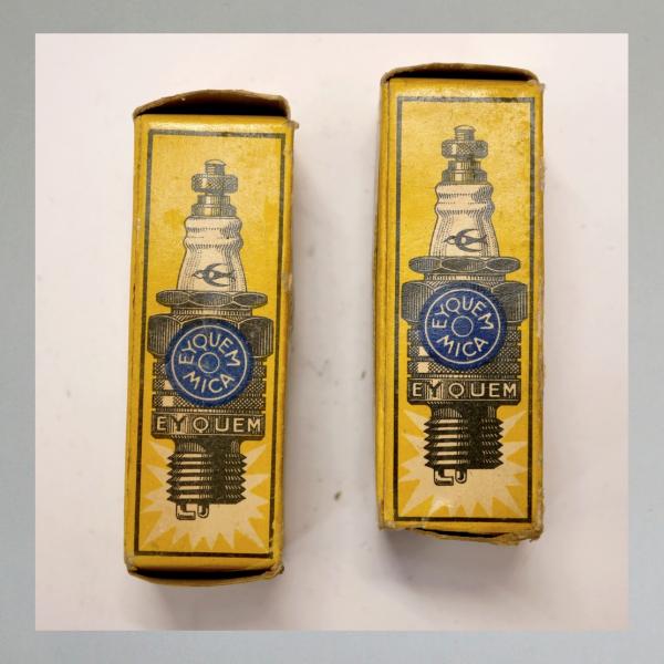 Glimmerkerze, Glimmerzündkerze, Zündkerze von Eyquem (FR), 30er jahre, TOP Zustand, NEU