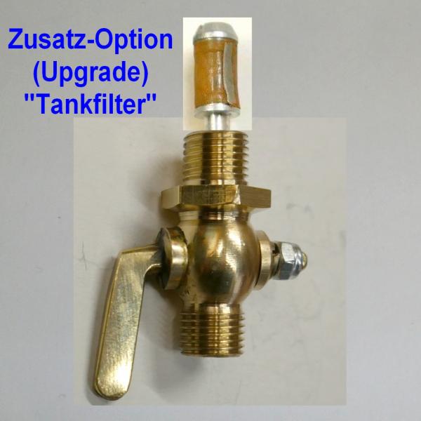 Zusatzoption (Upgrade): Tankfilter an Messinghahn