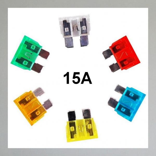 Flachsicherungen, Autosicherungen 15 Ampere