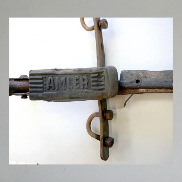 1 Satz Sozius Fussrasten mit Haltern für 20er Jahre Fahrzeuge "AMLER"