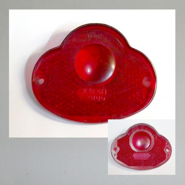 Rücklichtglas für Heinkel Roller Tourist  Hella "K12411", aus Altbestand