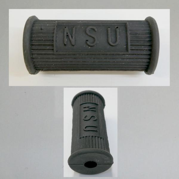 Fußrasten Gummi, passend für NSU Vorkriegsmodelle (OSL, Z, ZD, ZDB... 175, 201, 251, 351, 501, 601)