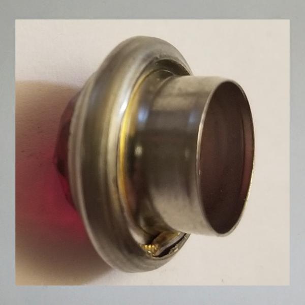 Glas für Generatorleuchte Optik "Rubin" Durchmesser 11mm