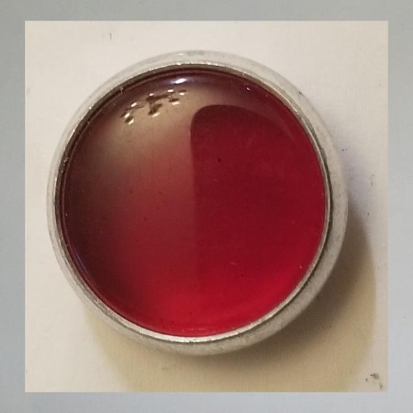 Glas für Generatorleuchte rot Durchmesser 15,5mm