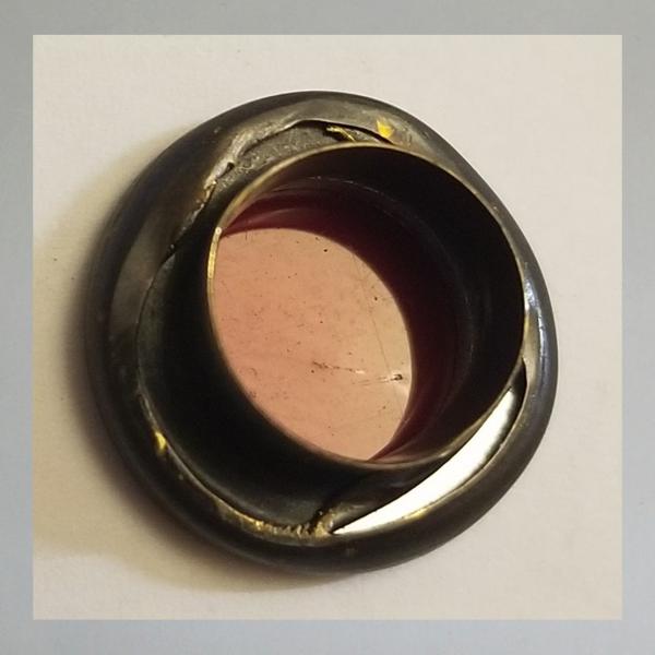 Glas für Generatorleuchte rot Typ "WH" Durchmesser 11mm