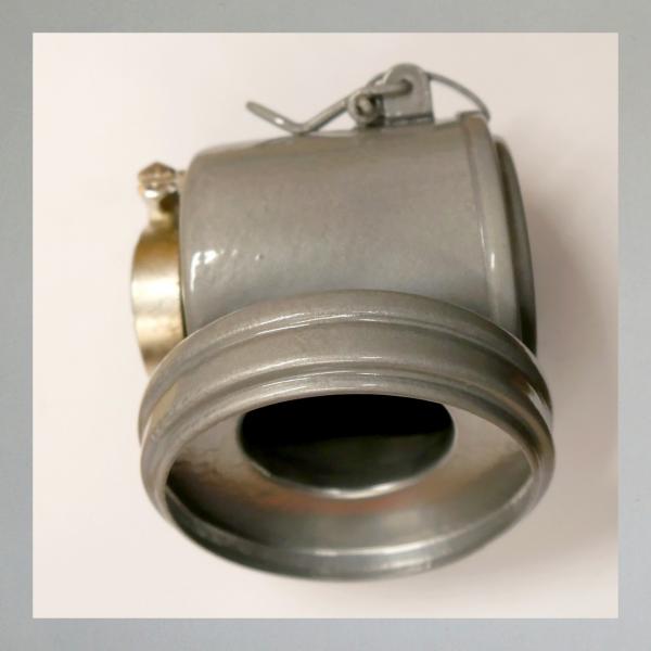 Knecht Blech-Luftfilter für Heinkel Tourist Roller: Grosse Ansaugöffnung, Steckanschluss 35mm---neu beschichtet---