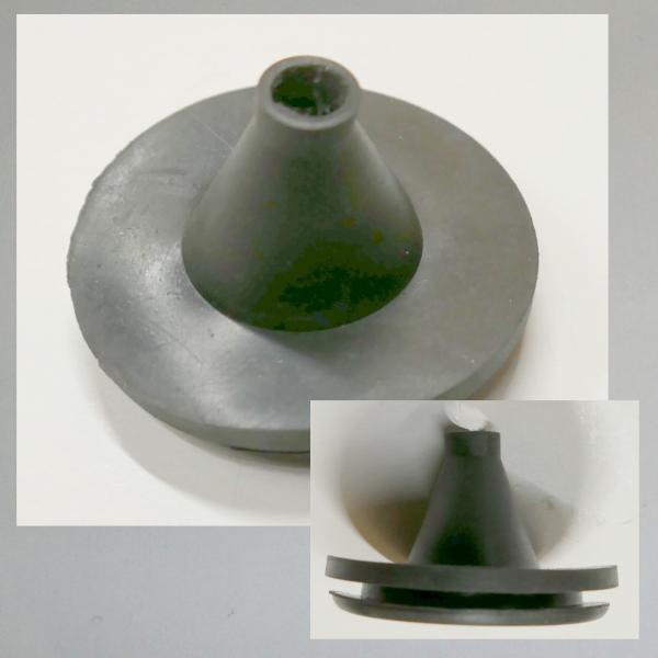 Durchführungsgummi für Kabel, Züge usw---für Einbaubohrung 45mm---Innendurchmesser (Bohrung) 8mm