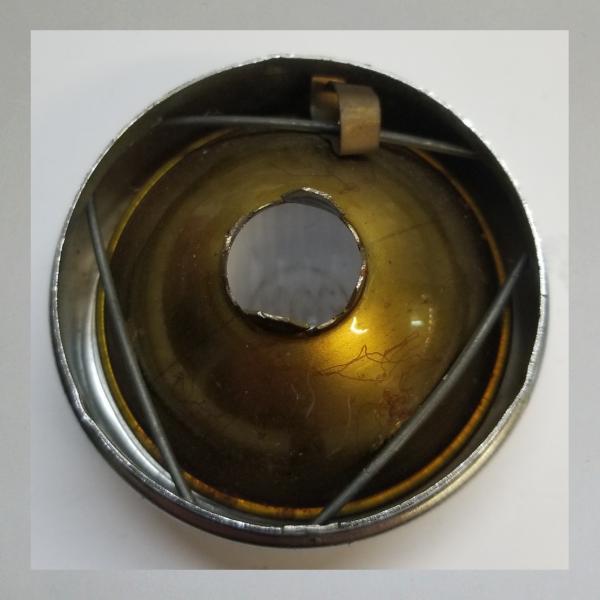 K 10630 Lampenersatzteil Zierring 61,5mm, Glas, Reflektor