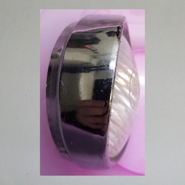 K 10630 Lampenersatzteil Zierring 61,5mm, Glas, Reflektor