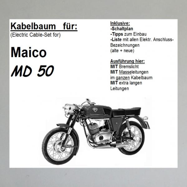 Kabelbaum/ Kabelsatz/ Leitungssatz Maico MD 50
