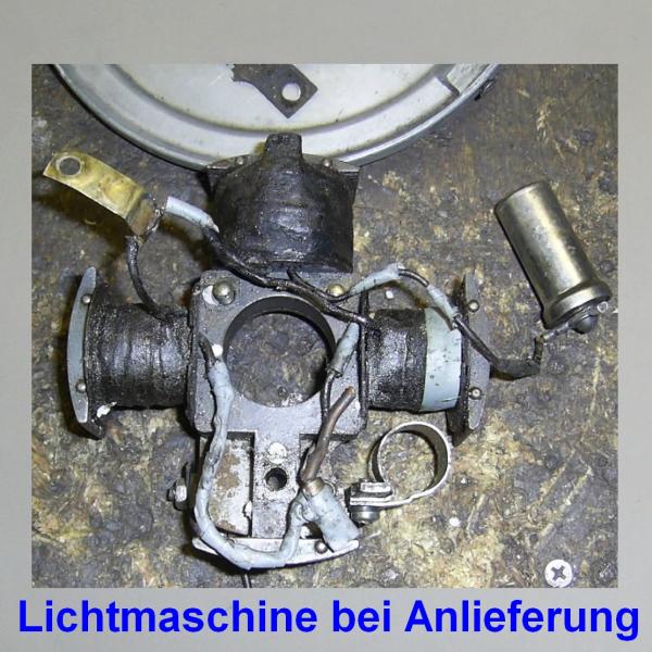 Beispiel: Schwunglichtmagnetzünder Noris an Ilo 150ccm Motor von 1930