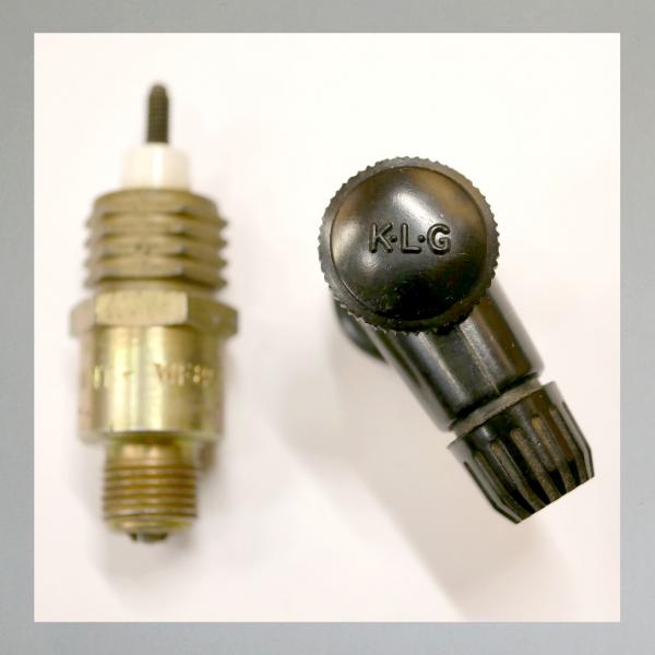 Wasserdichte Zündkerze von KLG, Typ WF80, 30er jahre, TOP Zustand, NEU
