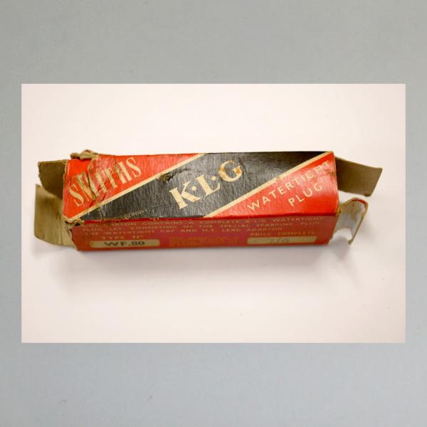 Wasserdichte Zündkerze von KLG, Typ WF80, 30er jahre, TOP Zustand, NEU