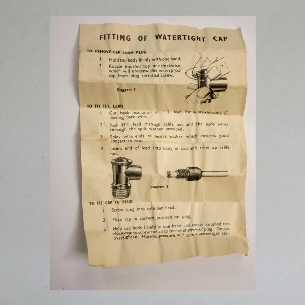 Wasserdichte Zündkerze von KLG, Typ WF80, 30er jahre, TOP Zustand, NEU