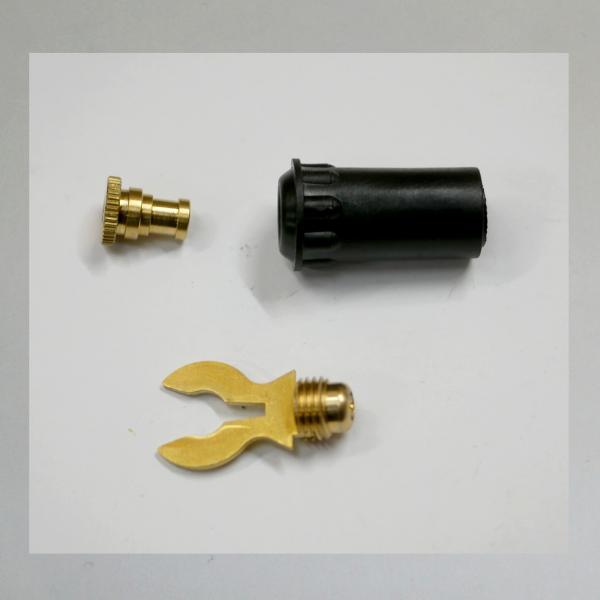 Zündkerzenstecker/ Kerzenstecker aus Bakelite, Vorkriegsausführung, ähnlich Beru---Repro---