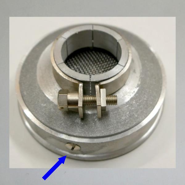 DKW SB Luftfilter, KM, KS-Modelle, 35er Steckanschluss, zentrisch, sehr kurze Ausführung